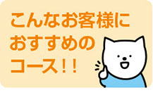 こんなお客様におすすめテンプレートコース